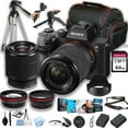 thumbnail image 1 of Sony a7 III Mirrorless Digital Camera with 28-70mm Lens + 64GB Memory + Case+ Steady Grip Pod + Tripod+ Macro + 2X Lens + Software Pack + More (34pc Bundle) (International Version), 1 of 8