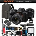 thumbnail image 1 of Sony a7 IV Full Frame Mirrorless Camera w/ FE 50mm F1.8 Full Frame E-Mount Lens ILCE-7M4/B + SEL50F18F Bundle + Deco Gear Photography Bag + Monopod + 2 Battery & Accessories |Official Sony Partner|, 1 of 12