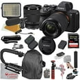 thumbnail image 1 of Sony a7 IV Mirrorless Digital Camera with 28-70mm Lens Video Bundle + LED Video Light + Microphone + Extreme Speed 64GB Memory(20pc Bundle), Black, 1 of 5
