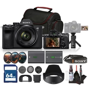Sony a7 V Mirrorless Camera with 28-70mm Lens | Full-Frame E-Mount Sensor, Advanced Autofocus, & 4K Video Recording | For Photography, Video & Hybrid Creators + GP-VPT2BT Grip + 64GB Card + More