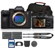 Sony a7 V Full-Frame Mirrorless Camera Body, 4K Video, Black with 64GB SD Memory Card, NP-FZ100 Battery & Camera Bag