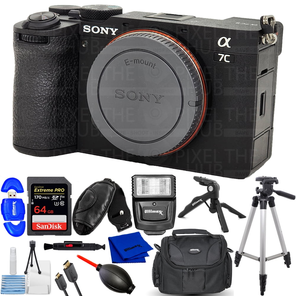 Sony a7C II Mirrorless Camera (Black) ILCE-7CM2/B - 12PC Sony a7C II Mirrorless Camera (Black) ILCE-7CM2/B - 12PC