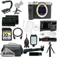 thumbnail image 1 of Sony a7C II Mirrorless Camera (Silver) + 32GB + Extra Battery+ LED Flash- ULTIMATE Kit, 1 of 11