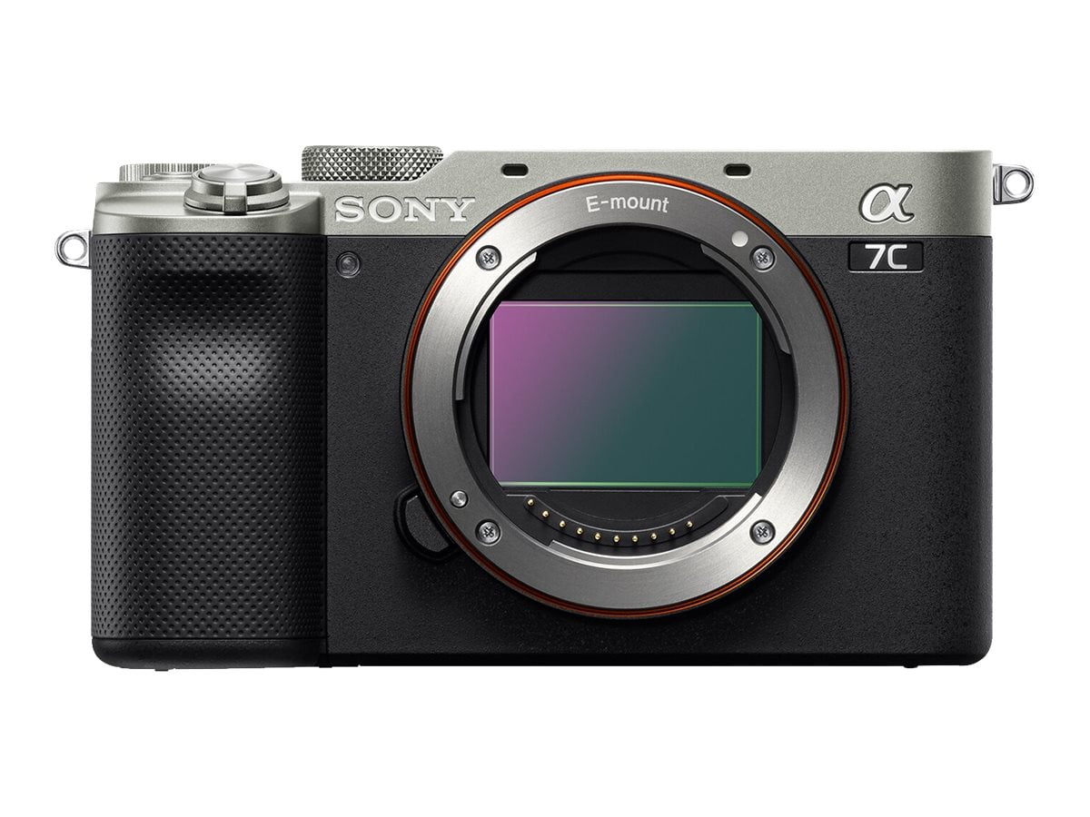 Sony a7C ILCE-7CL - Digital camera - mirrorless - 24.2 MP - Full Frame - 4K  / 30 fps - 2.1x optical zoom 28-60mm lens - Wireless LAN, NFC, Bluetooth -  