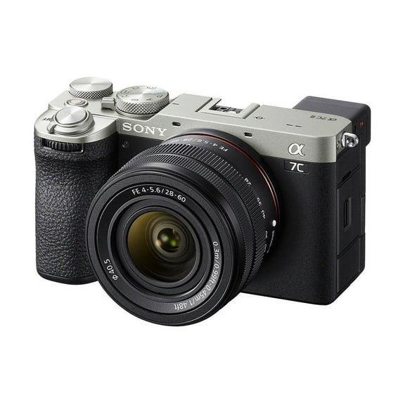 Sony a7C ILCE7CM2L - Digital camera - mirrorless - 33.0 MP - Full Frame - 4K / 60 fps - 2.1x optical zoom 28-60mm lens - Wi-Fi, Bluetooth - silver