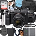 thumbnail image 1 of Sony a7C Mirrorless Camera (Black) + Sony FE 28-60mm + Tripod + 128GB Memory Card + Case + ZeeTech Accessory Bundle (International Version), 1 of 5