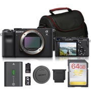 Sony a7C Mirrorless Camera Bundle Black | 24.2MP Full-Frame | 5-Axis IBIS | 4K Video