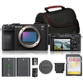 Sony a7CR Mirrorless Camera (Black) | 61MP Full-Frame, 5-Axis IBIS, AI AF, 4K