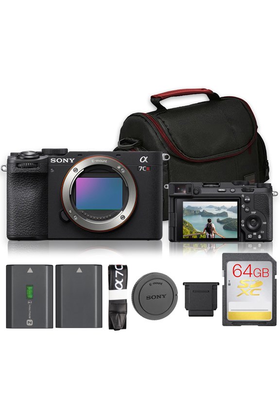a7CR Mirrorless Camera (Black) | 61MP Full-Frame, 5-Axis IBIS, AI AF, 4K