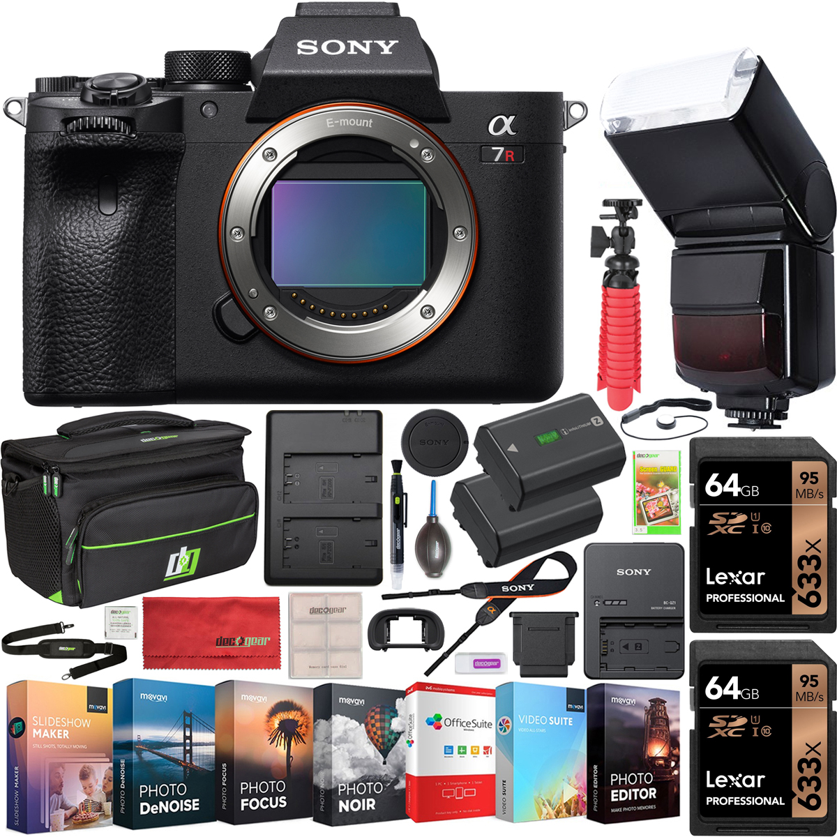 Sony a7R IV 61.0MP Full-Frame Mirrorless Interchangeable Lens Camera Body ILCE-7RM4 4K Bundle 128GB - image 1 of 10