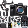 thumbnail image 1 of Sony a7R IV Full Frame Mirrorless Camera Body ILCE-7RM4A/B Filmmaker's Bundle Including DJI RS 3 Combo Gimbal Stabilizer Kit + Deco Gear Photography Backpack + 64GB High Speed Card & Software, 1 of 9