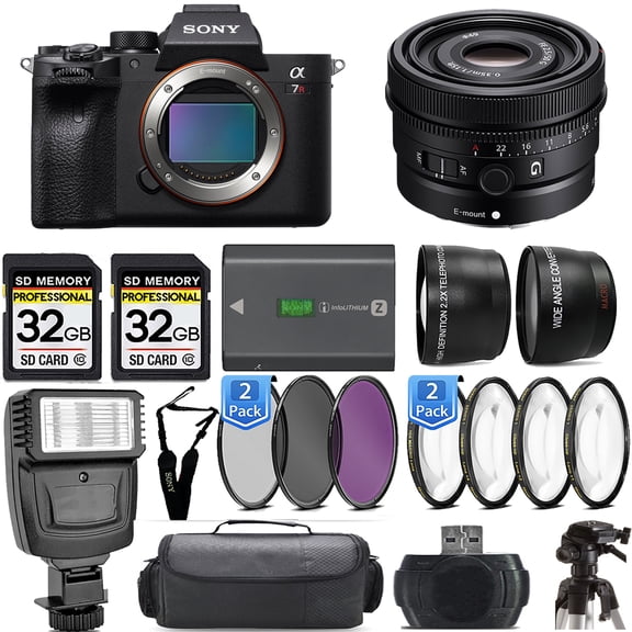 Sony a7R IVA Mirrorless Camera+50mm Lens +Flash- Kit (International Version)