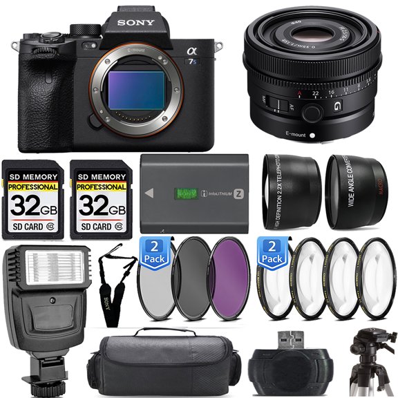 Sony a7S III Mirrorless Camera+50mm Lens +Flash- Kit (International Version)