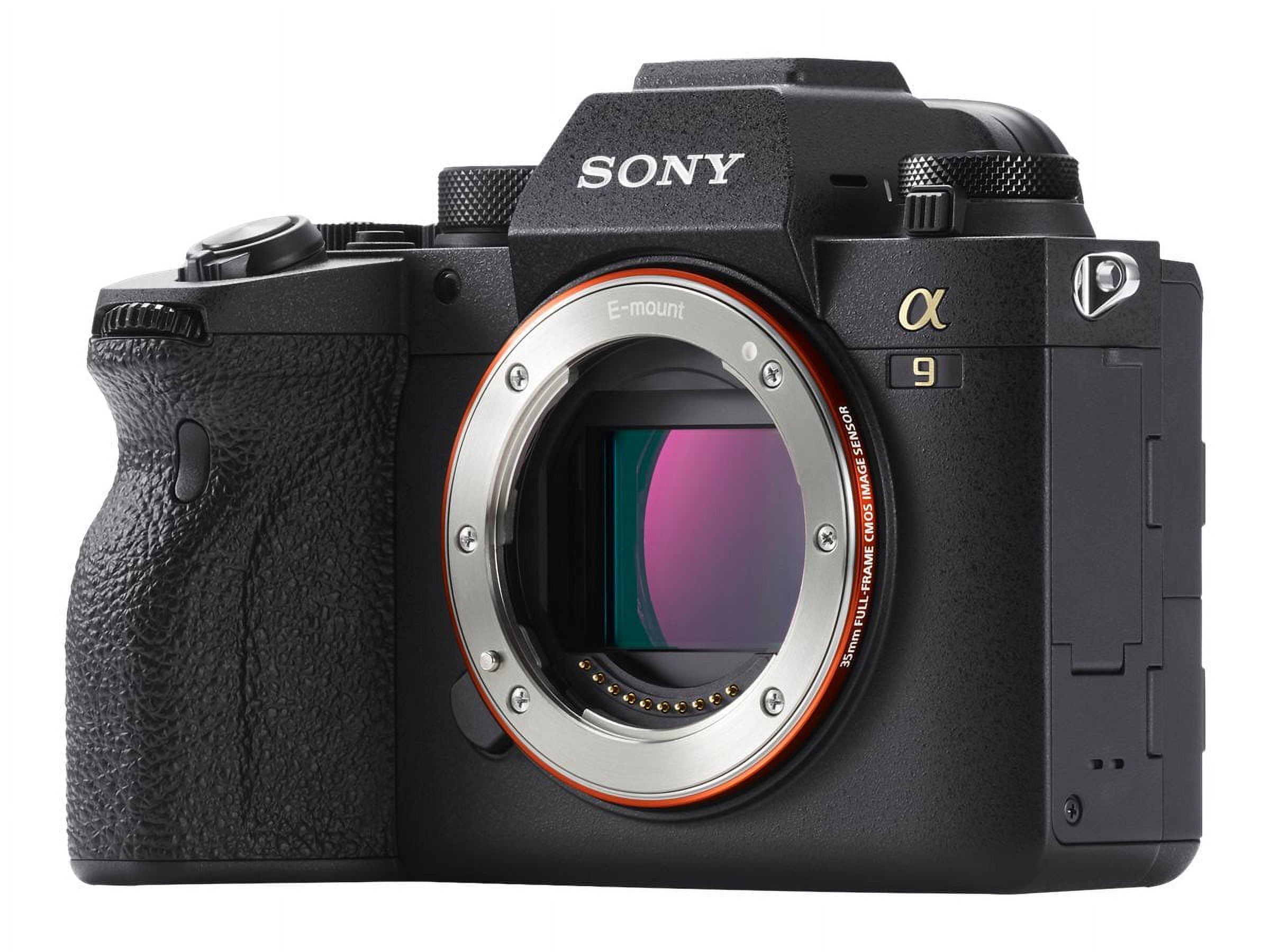 Sony a9 II ILCE-9M2 - Digital camera - mirrorless - 24.2 MP - Full Frame - 4K / 30 fps - body only - NFC, Wi-Fi, Bluetooth - black - image 1 of 14