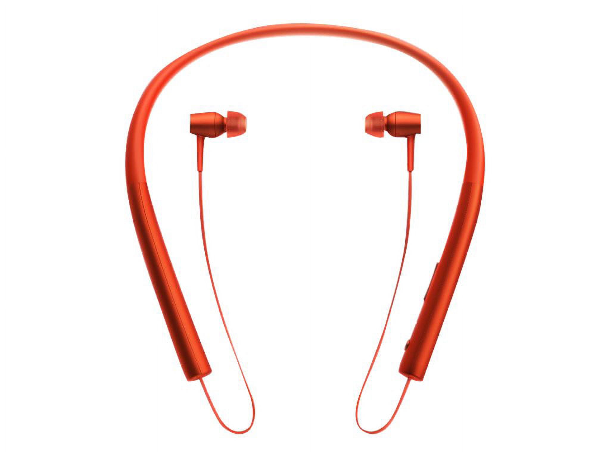 Sony h.ear in MDR-EX750BT - Earphones with mic - in-ear - behind 