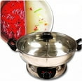 thumbnail image 1 of Electric Dual-Sided Shabu Shabu & Mongolian Hot Pot - Stainless Steel, Large Capacity for Family Meals & Parties, 1 of 7