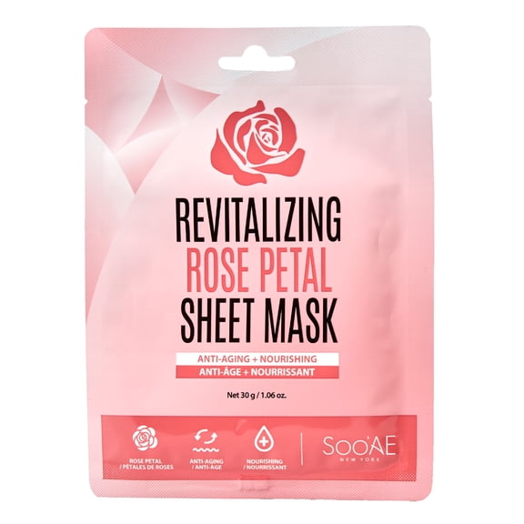 Soo'AE Revitalizing Rose Petal Sheet Mask