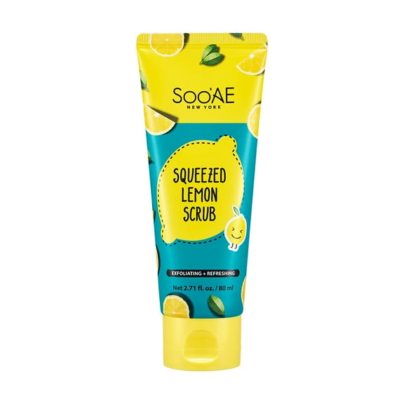 SooAE SQUEEZED LEMON SCRUB Net 2.71 fl. oz. / 80 ml