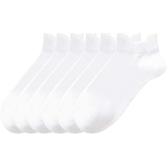Sookeceks 6 Pair Ankle Socks for Women, Cushioned Low Cut Socks Womens Casual Socks With Heel Tab Size 5-13