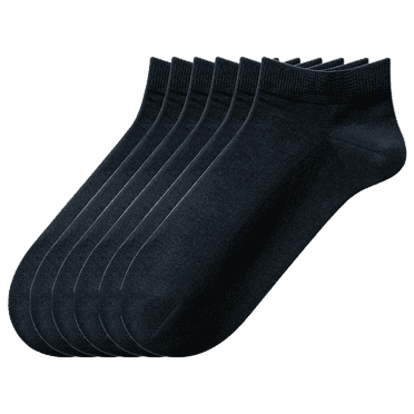 Sookeceks 6 Pairs Ankle Socks for Men Breathable Cotton Socks Anti Slip Low Cut Soft Casual Socks 7-11