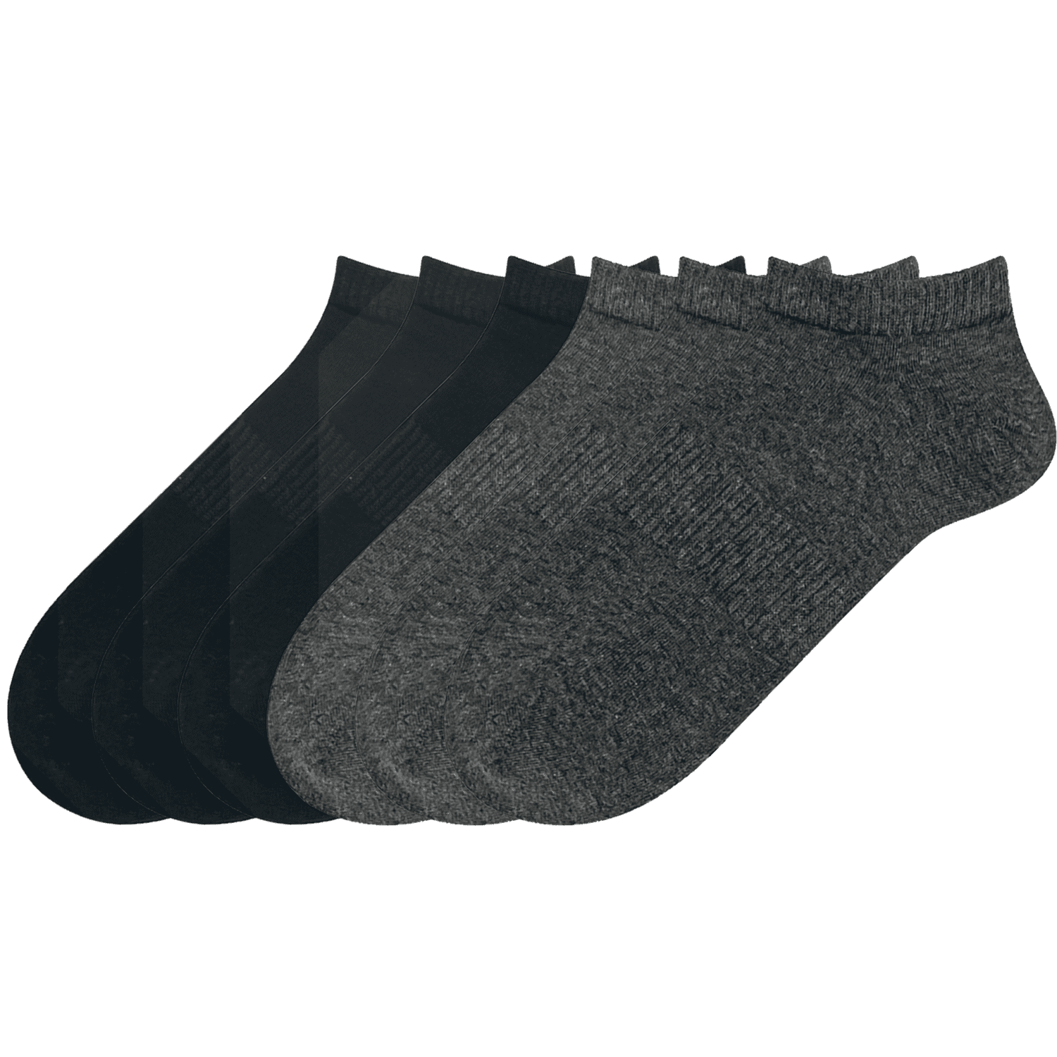 Sookeceks 6 Pairs Ankle Socks for Men Breathable Cotton Socks Anti Slip Low Cut Soft Casual Socks Size 7-11