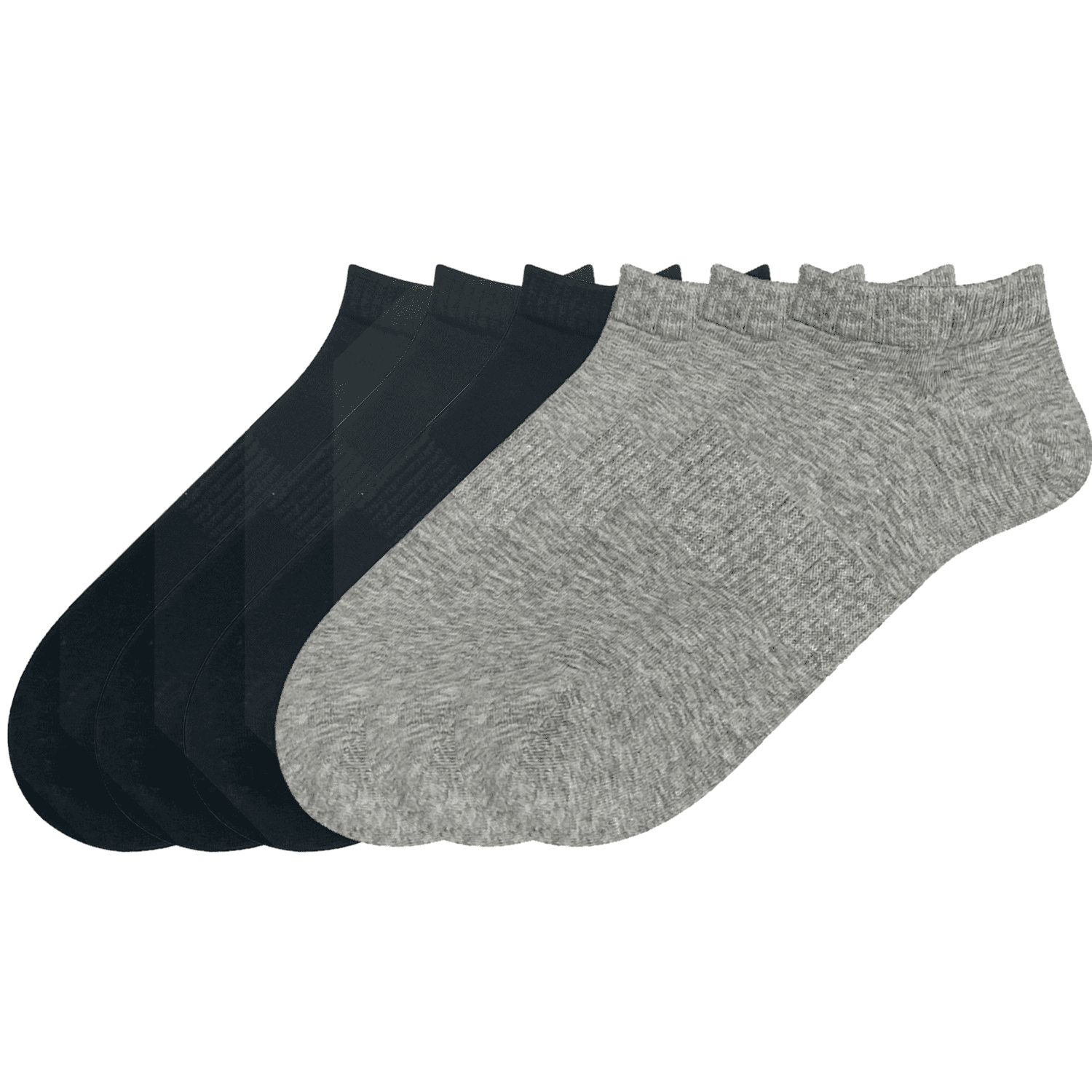 Sookeceks 6 Pairs Ankle Socks for Men Breathable Cotton Socks Anti Slip Low Cut Soft Casual Socks Size 7-11