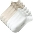 thumbnail image 1 of Sookeceks 6 Pairs Ankle Socks for Women Breathable Cotton Socks Anti Slip Low Cut Soft Casual Socks With Heel Tab Size 5-9, 1 of 9