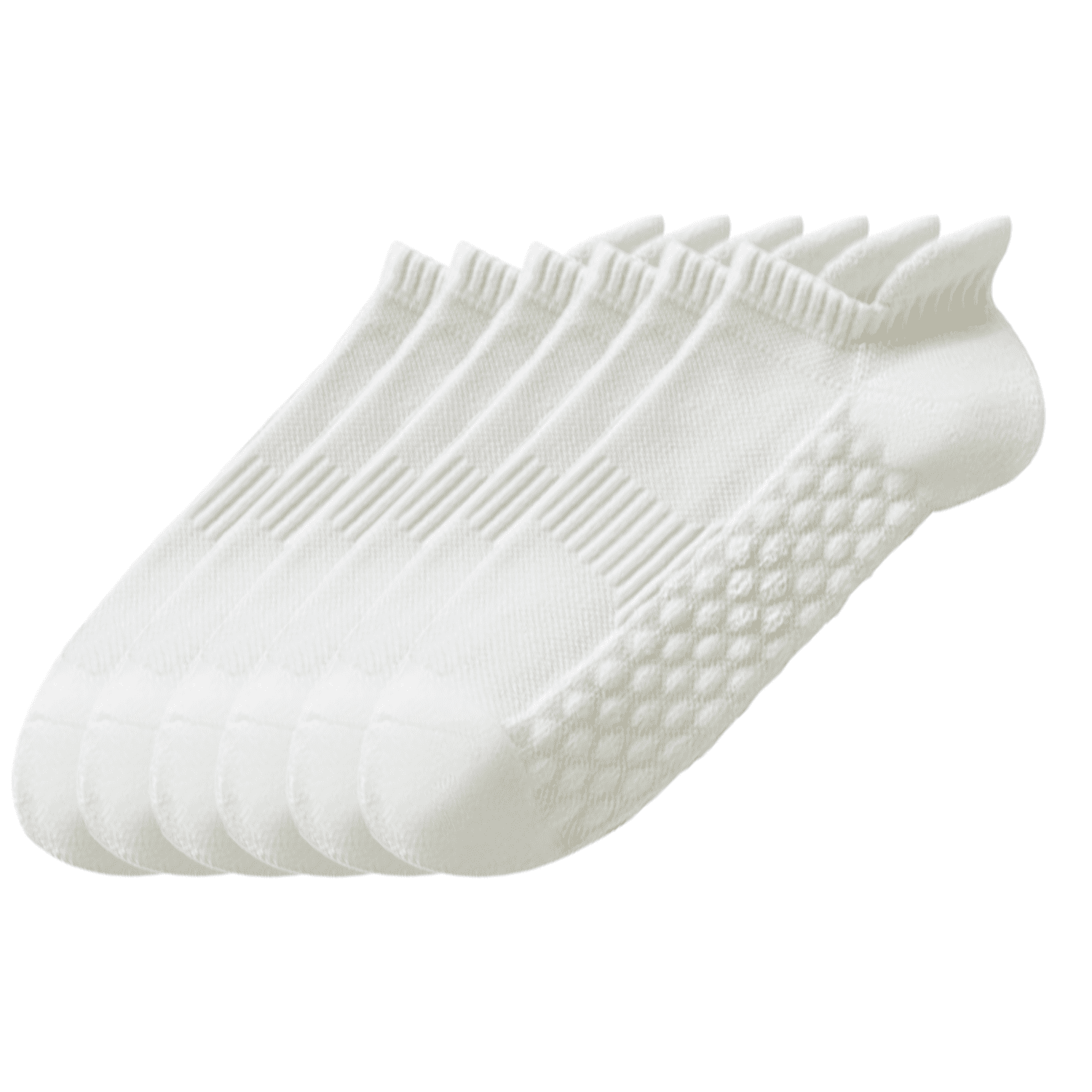 Sookeceks 6 Pairs Ankle Socks for Women, Cushioned Low Cut Sports Socks for Women With Heel Tab Size 5-12