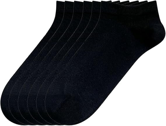 Sookeceks 6 Pairs Ankle Socks for Women, Womens Casual Mesh Low Cut Socks Size 5-9