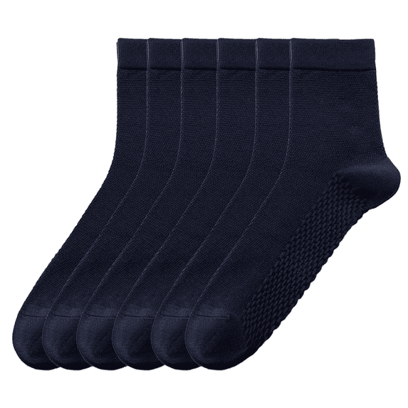 Sookeceks 6 Pairs Cotton Crew Sock for Men, Soft Breathable Lightweight Mens Socks for Casual Size 7-11