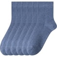 thumbnail image 1 of Sookeceks 6 Pairs Cotton Crew Socks for Men, Soft Autumn Winter Socks Trouser Socks Mens for Casual Dress Size 7-11, 1 of 8