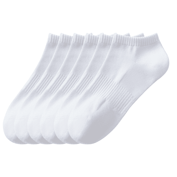 Sookeceks 6 Pairs Sports Ankle Socks for Men and Women, Breathable Fitness Training Towel Bottom Socks