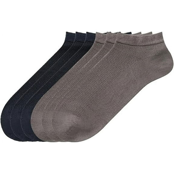 Sookeceks 6 Pairs Thin Ankle Socks for Men Breathable Mulberry Silk Socks Mesh Low Cut Soft Casual Socks Size 7-11