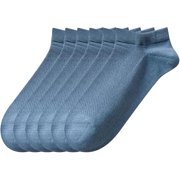 Sookeceks 6 Pairs Thin Ankle Socks for Mens Soft Breathable Mesh Cotton Socks Low Cut Soft Casual Socks Size 7-11
