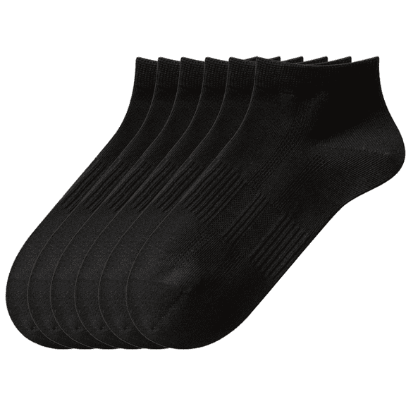 Sookeceks 6 Pairs Thin Ankle Socks for Women Breathable Cotton Anti Slip Low Cut Soft Casual Socks Size 5-9