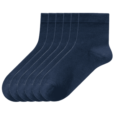 Sookeceks 6 Pairs Thin Crew Socks for Men, Soft Breathable Lightweight Socks Above Ankle Socks for Casual Size 7-11