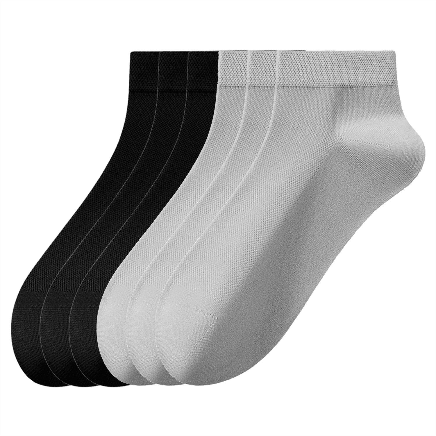 Sookeceks 6 Pairs Thin Modal Ankle Socks for Mens, Soft Breathable Lightweight Ankle Socks for Casual Size 7-11