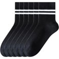 thumbnail image 1 of Sookeceks 6 Pairs Women Cotton Crew Socks, Casual Socks Breathable Soft Calf Socks for Girls and Ladies Socks Size 5-9, 1 of 8