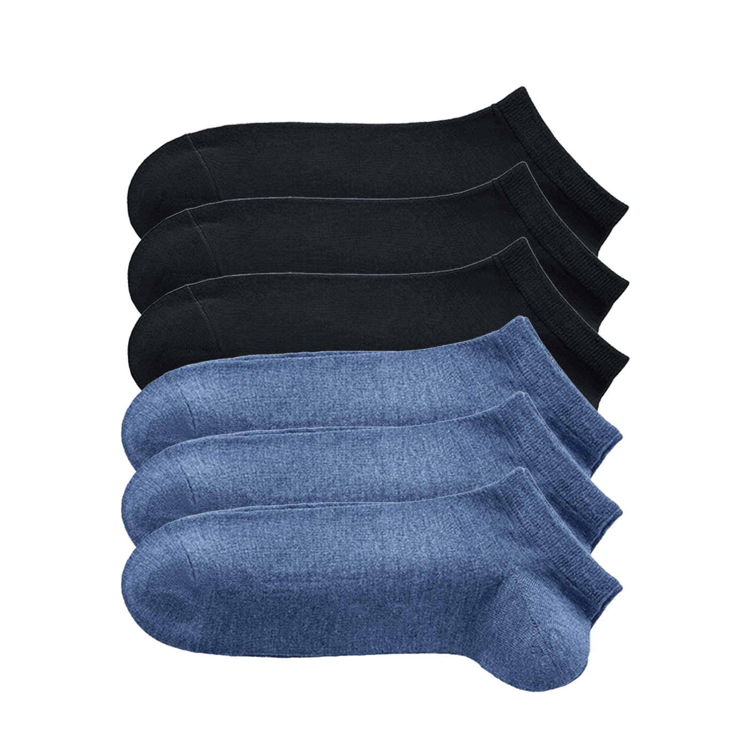 Sookeceks Ankle Socks for Mens, 6 Pairs Bamboo Rayon Breathable Sports Low Cut Thin Size 7-11