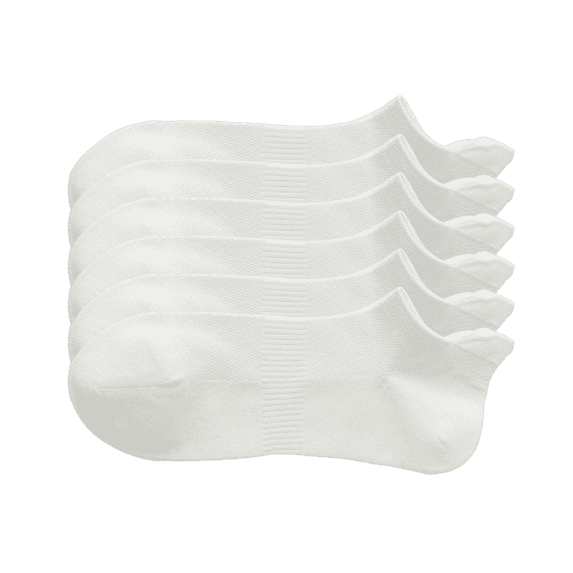 Sookeceks Ankle Socks for Mens, 6 Pairs Bamboo Rayon Breathable Sports Low Cut Thin Size 7-11