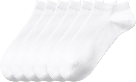 Sookeceks Ankle Socks for Mens, 6 Pairs Bamboo Rayon Breathable Sports Low Cut Thin Size 7-11