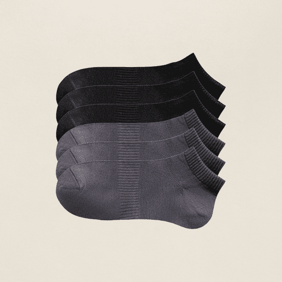 Sookeceks Ankle Socks for Mens 6 Pairs Bamboo Rayon Breathable Sports Low Cut Thin Size 7-11