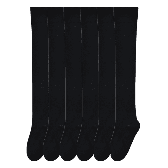 Sookeceks Women's Over Knee High Socks Micro Pressure Slim Stockings Thin Springs and Summer 6 Pairs Size 5-8