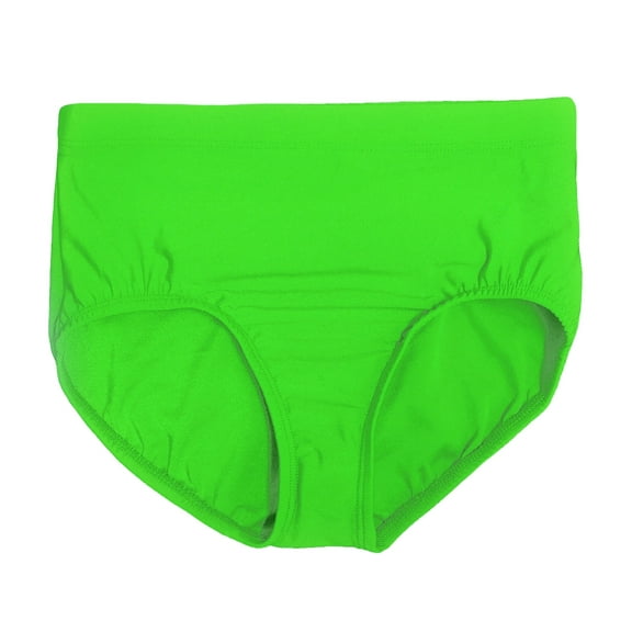 Sookie Active Classic Cheer Briefs (Lime, Youth - 10-12)