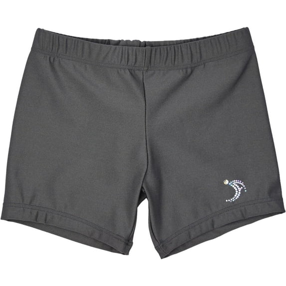 Sookie Active Premium Micro Nylon Spandex Youth Shorts (Youth 12-14) CHARCOAL