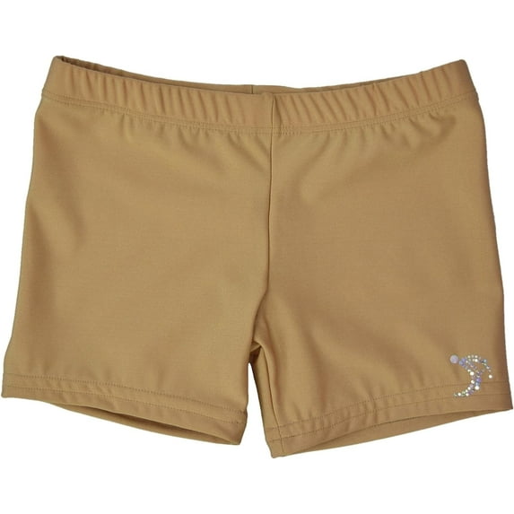 Sookie Active Premium Micro Nylon Spandex Youth Shorts (Youth 12-14) NUDE