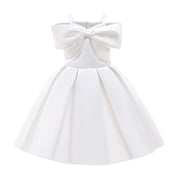 White Kids Graduation Dresses