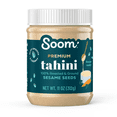 thumbnail image 1 of Soom Foods Premium Tahini, 11oz Jar, Smooth Paste, 1 of 10