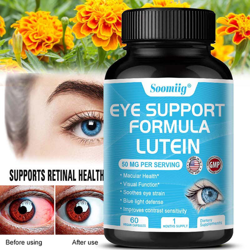 Soomiig Eye Care Formula 50mg Per Serving Lutein Supplement Macular