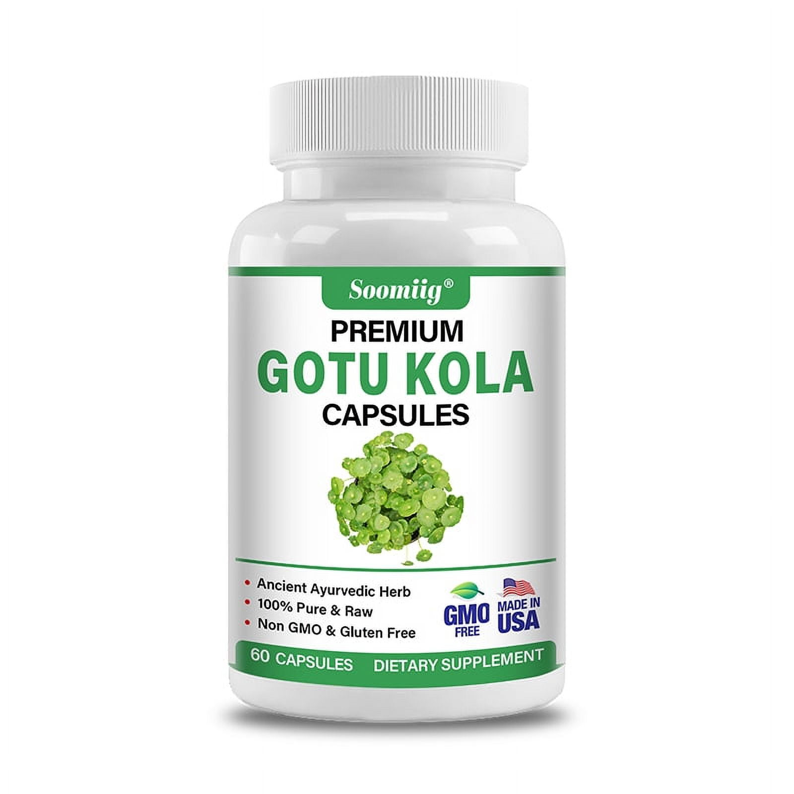 Soomiig Gotu Kola Bacopa MonnieriSupports Cognitive Function,Immune System And